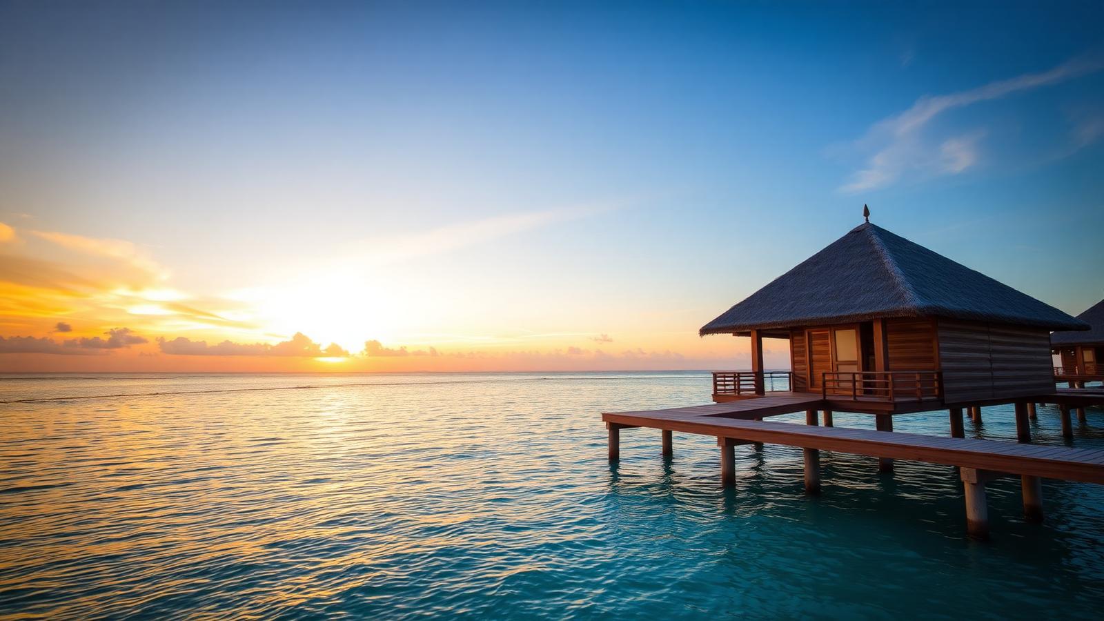 Luxury holiday view